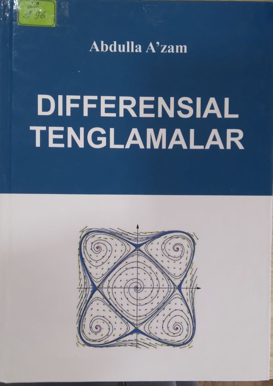 Differinsial tenglamalar