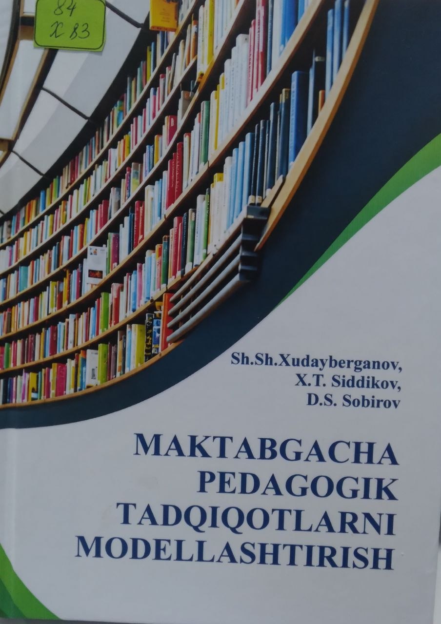Maktabgacha pedagogik tadqiqotlarni modellashtirish