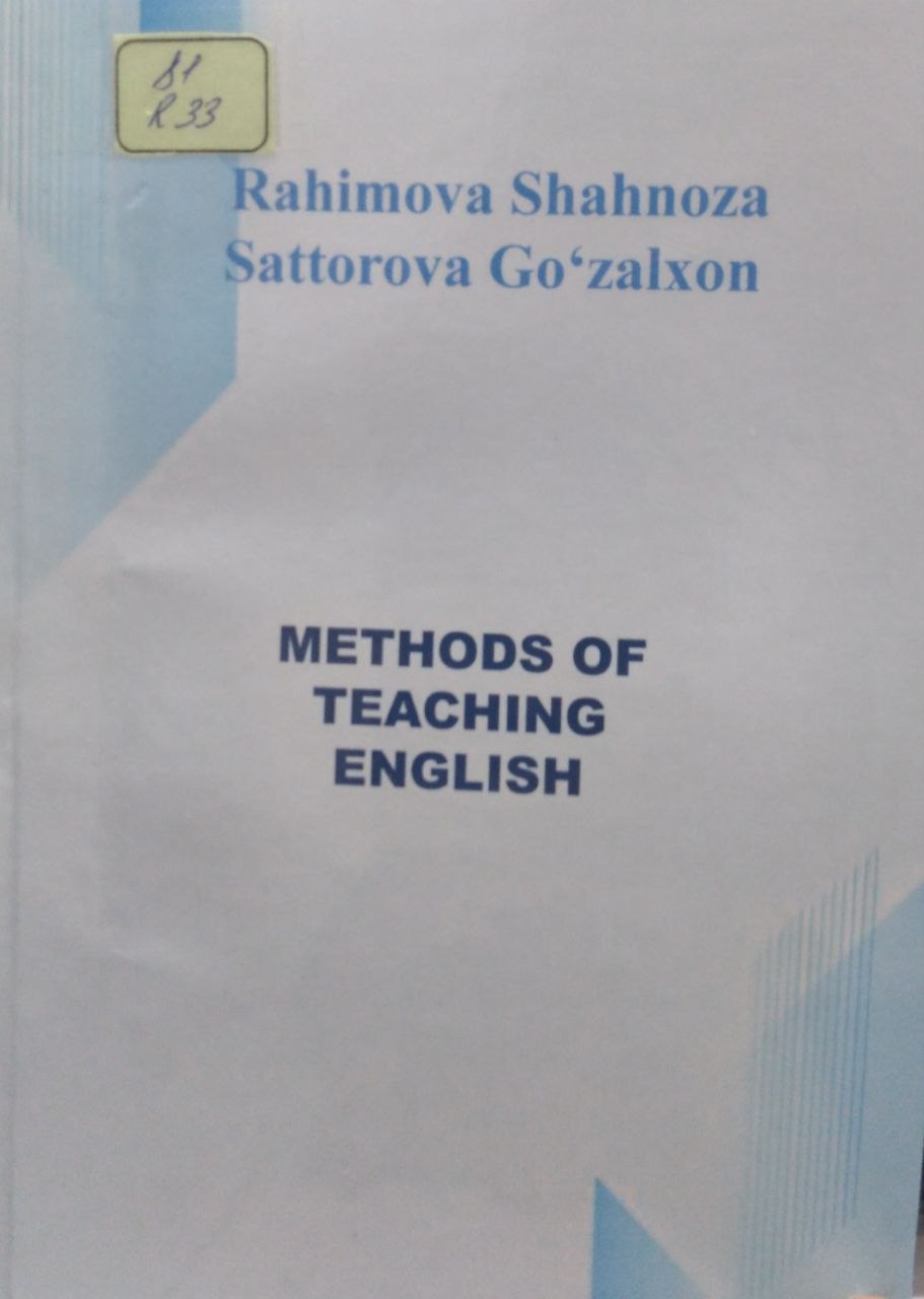 Methods of teaching english