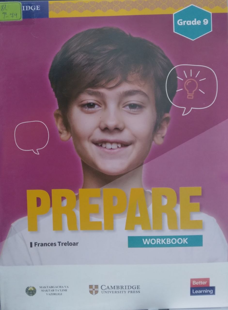 Prepare workbook