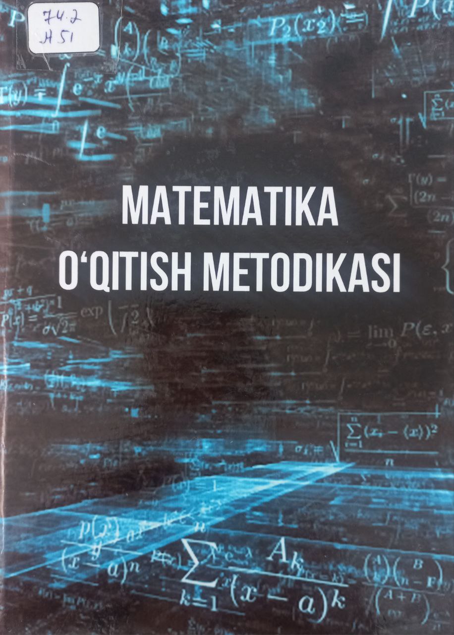 Matematika o'qitish metodikasi