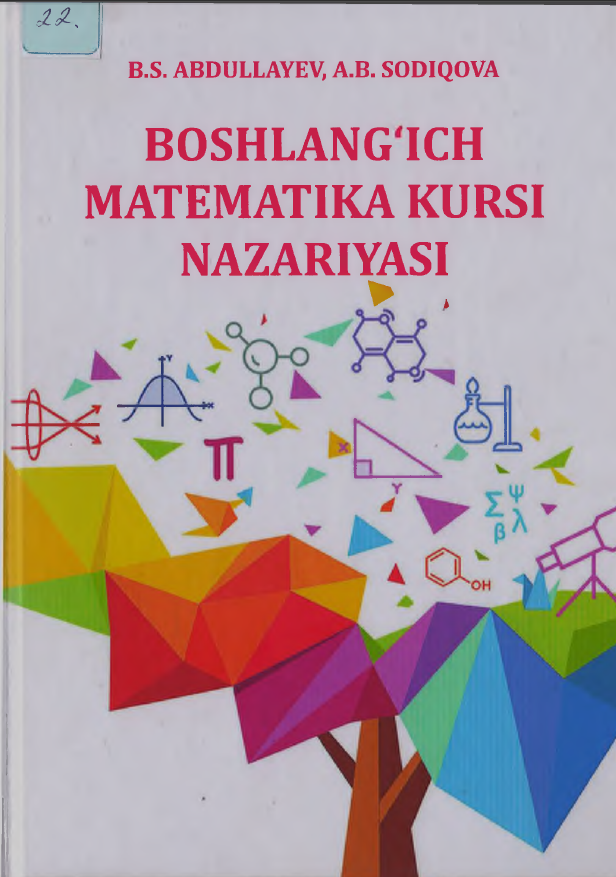 Boshlang'ich matematika kursi nazariyasi