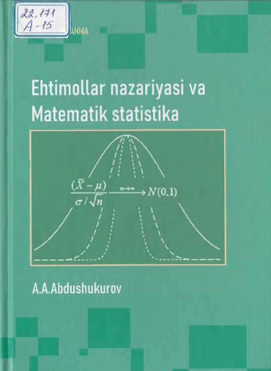 Ehtimollar nazariyasi va matematik statistika