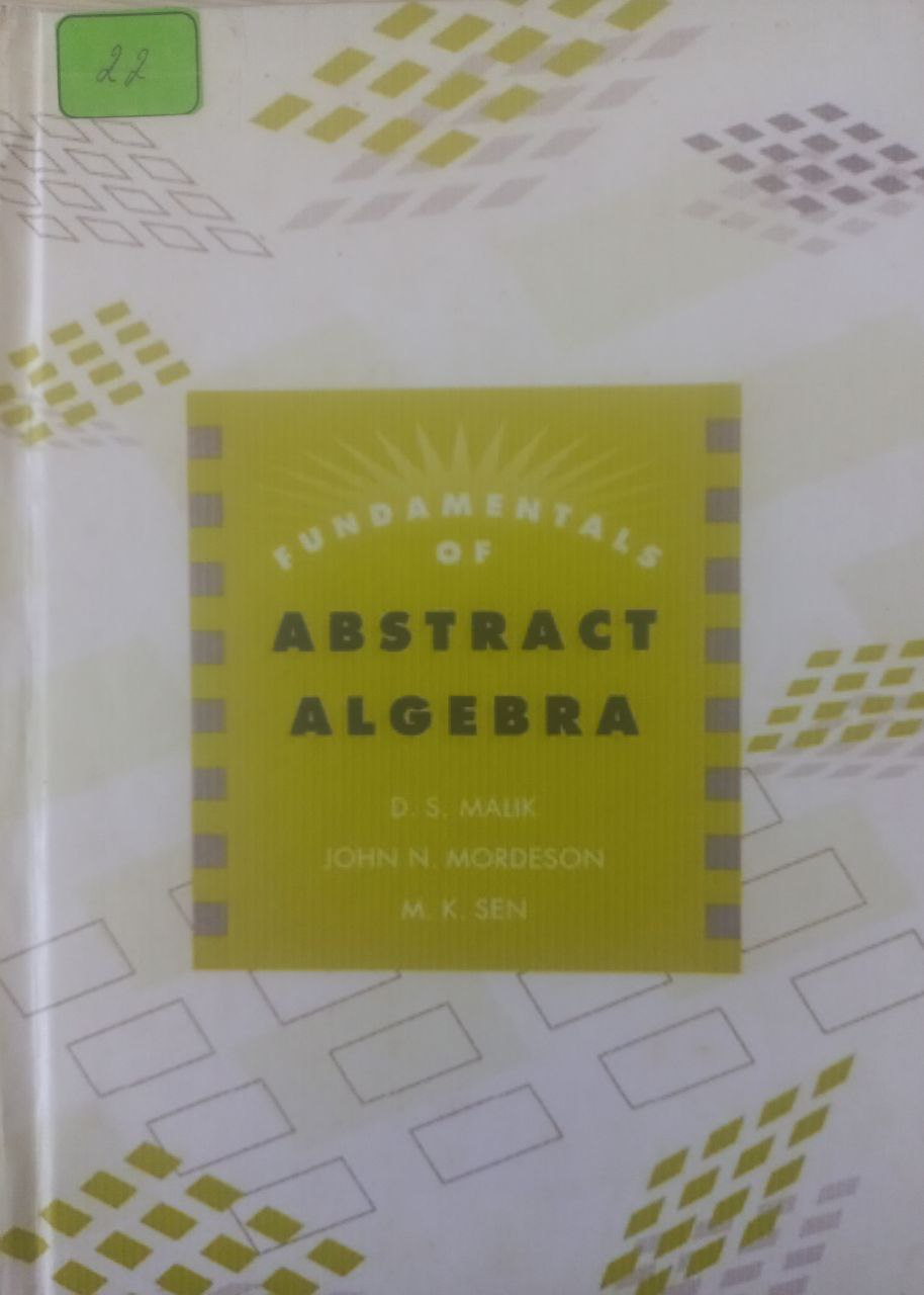 Fundamentals of ABSTRACT ALGEBRA