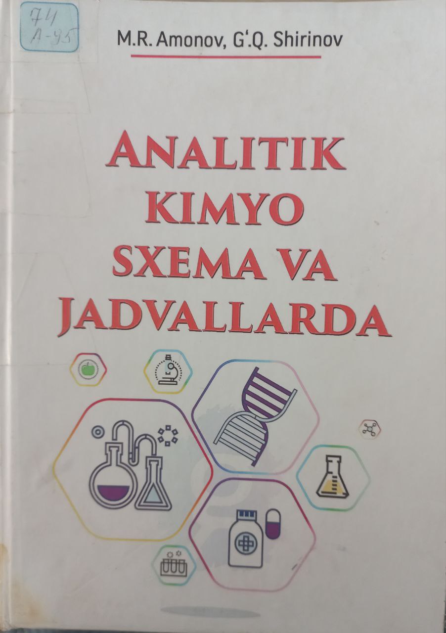 Analitik kimyo sxema va jadvallarda