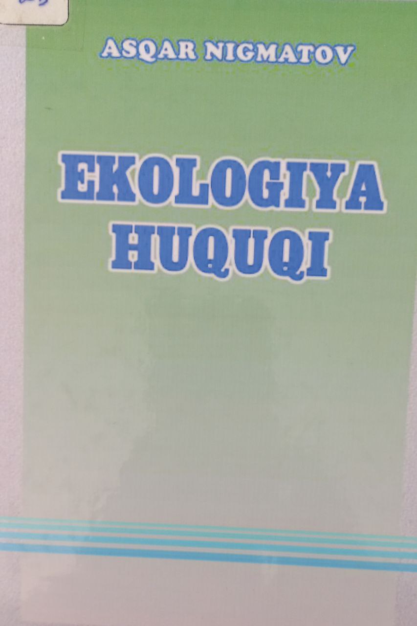 EKOLOGIYA HUQUQI