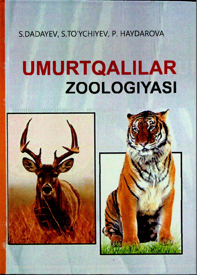 Umurtqalilar zoologiyasidan laboratoriya mashg`ulotlari