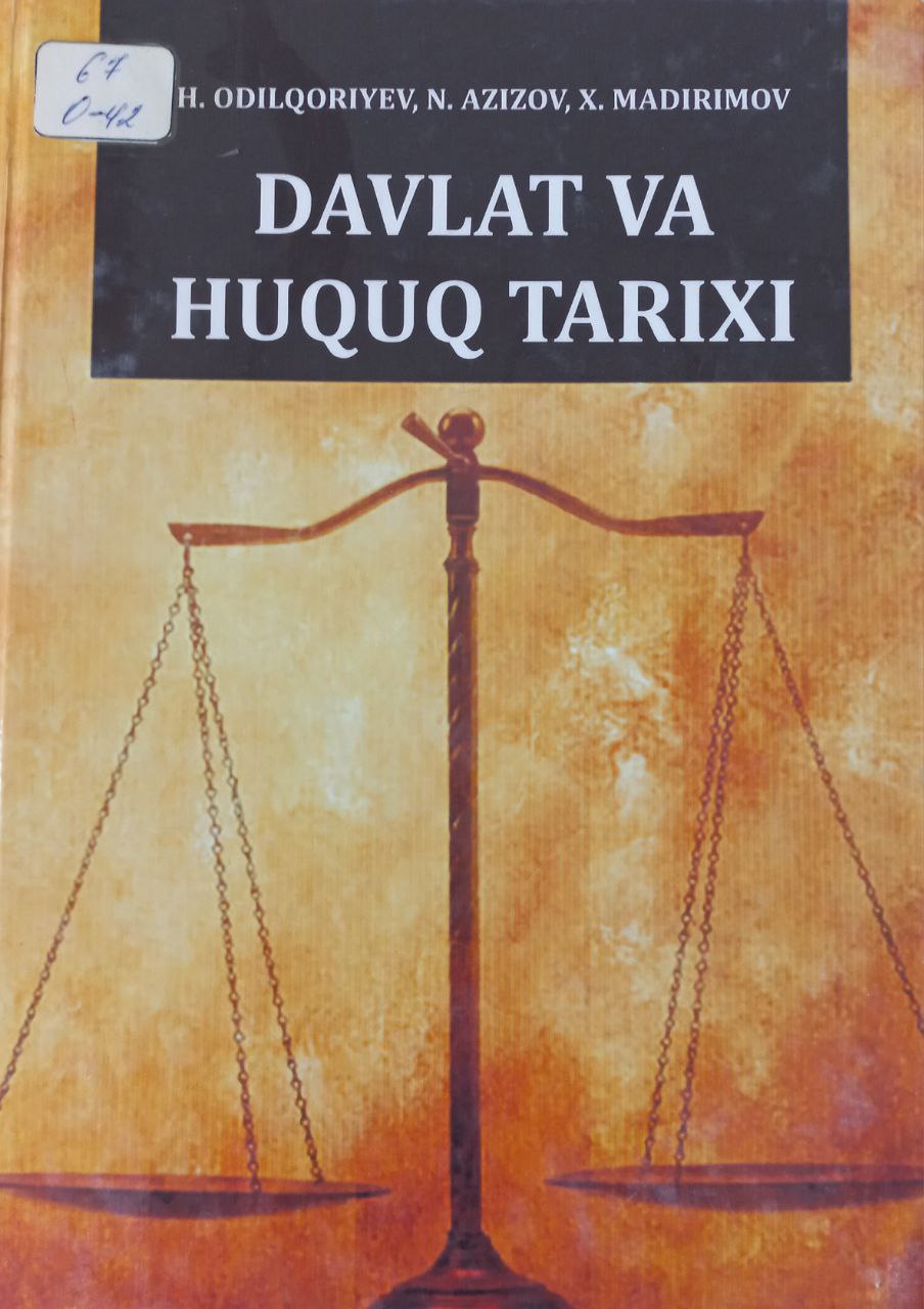 Davlat va huquq tarixi