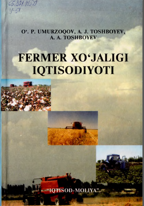 Fermer xo'jaligi iqtisodiyoti