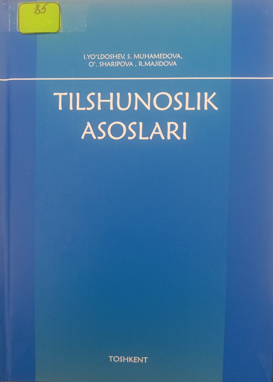 Tilshunoslik asoslari