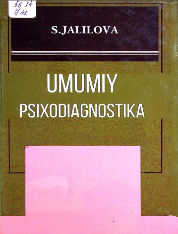Umumiy psixodiagnostika