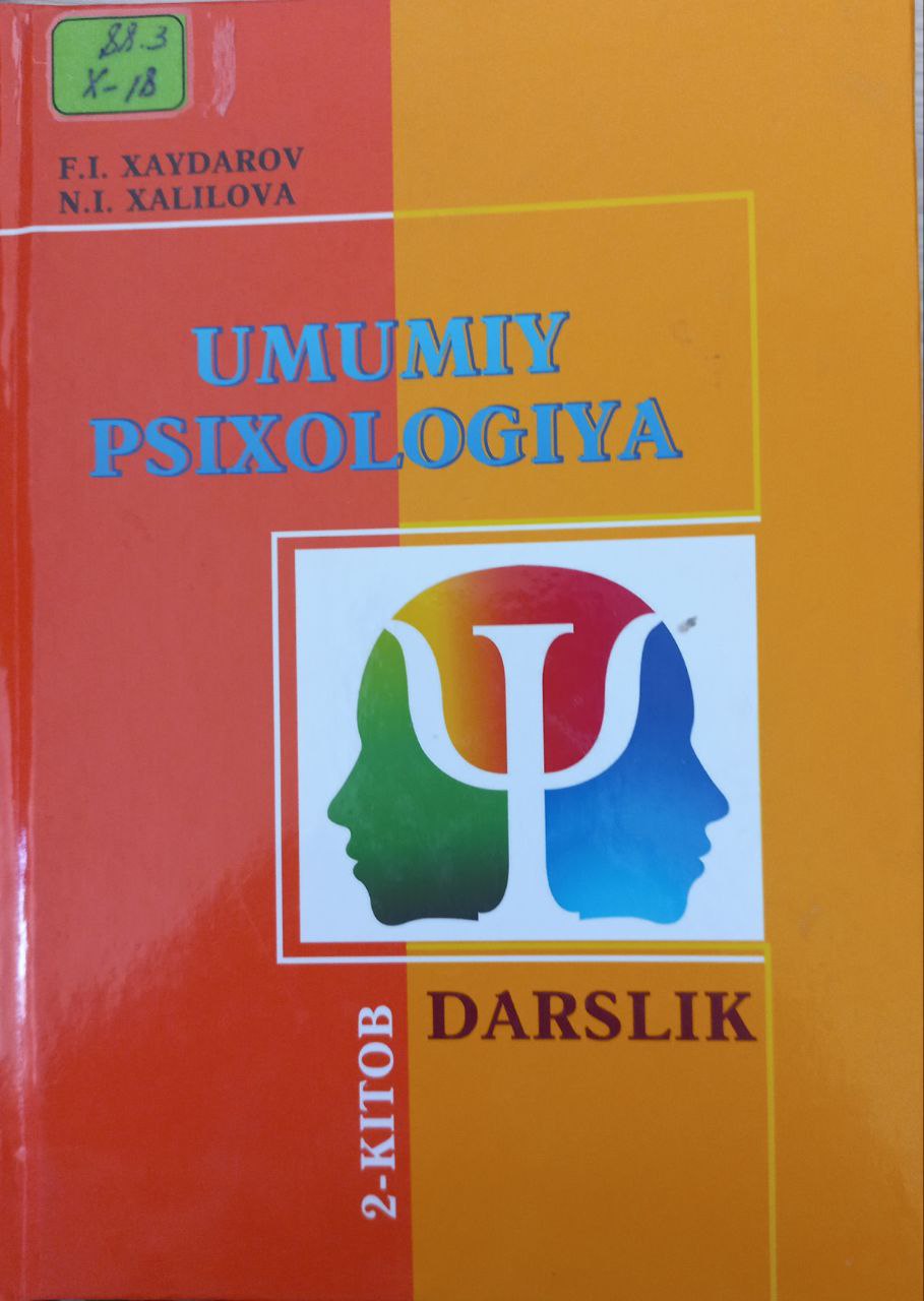 Umumiy psixologiya 2