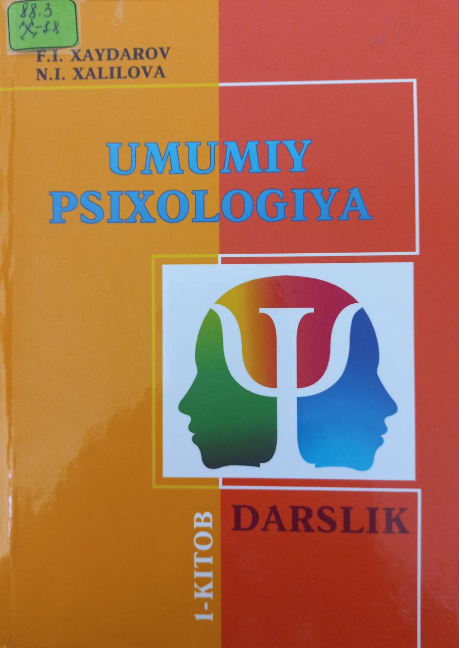 Umumiy psixologiya 1