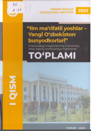 Ilm ma'rifatli yoshlar-Yangi O'zbekiston bunyodkorlari