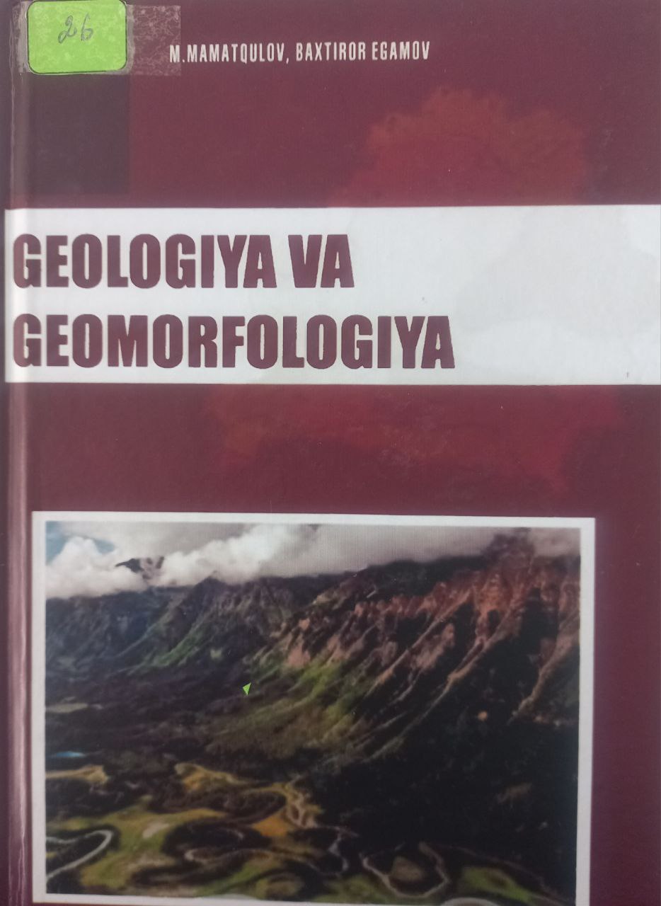 GEOLOGIYA VA GEOMORFOLOGIYA