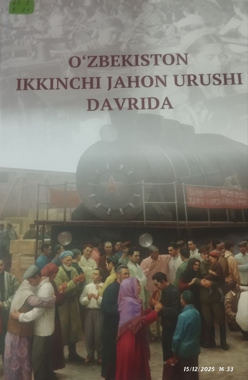O'ZBEKISTON IKKINCHI JAHON URUSHI DAVRIDA