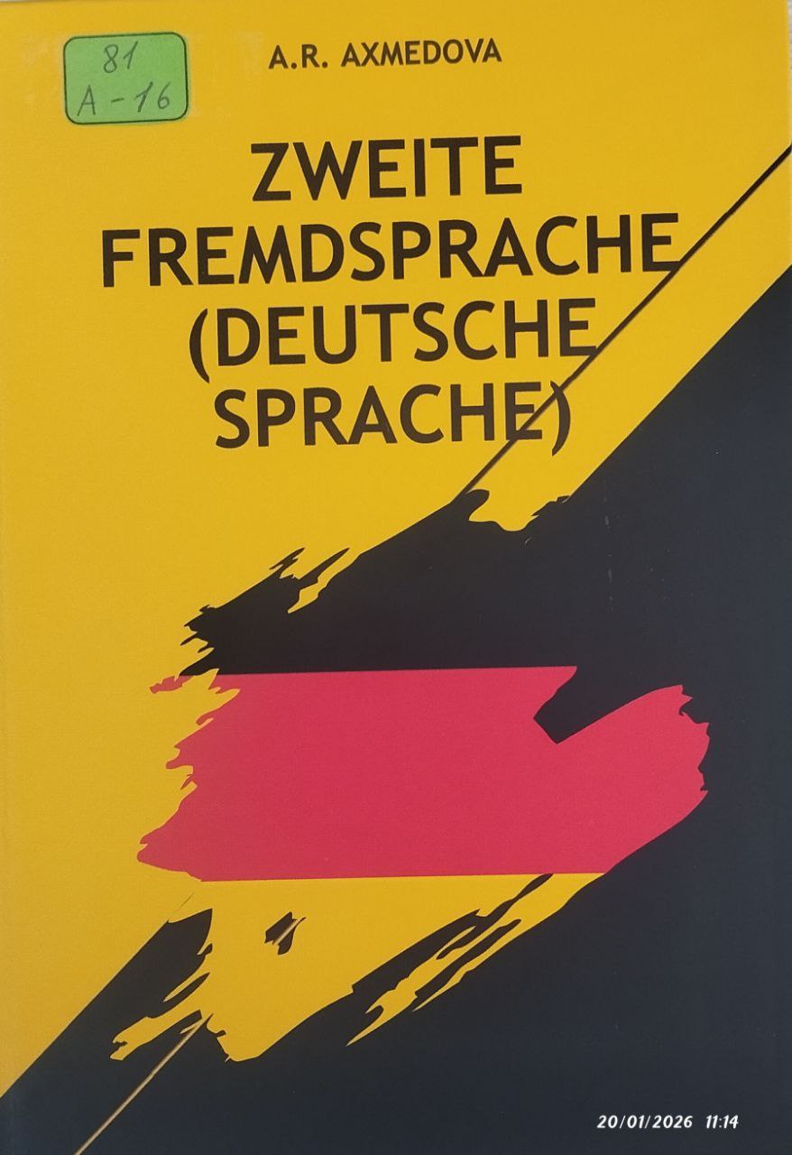 ZWEITE FREMDSPRACHE (DEUTSCHE SPRACHE)