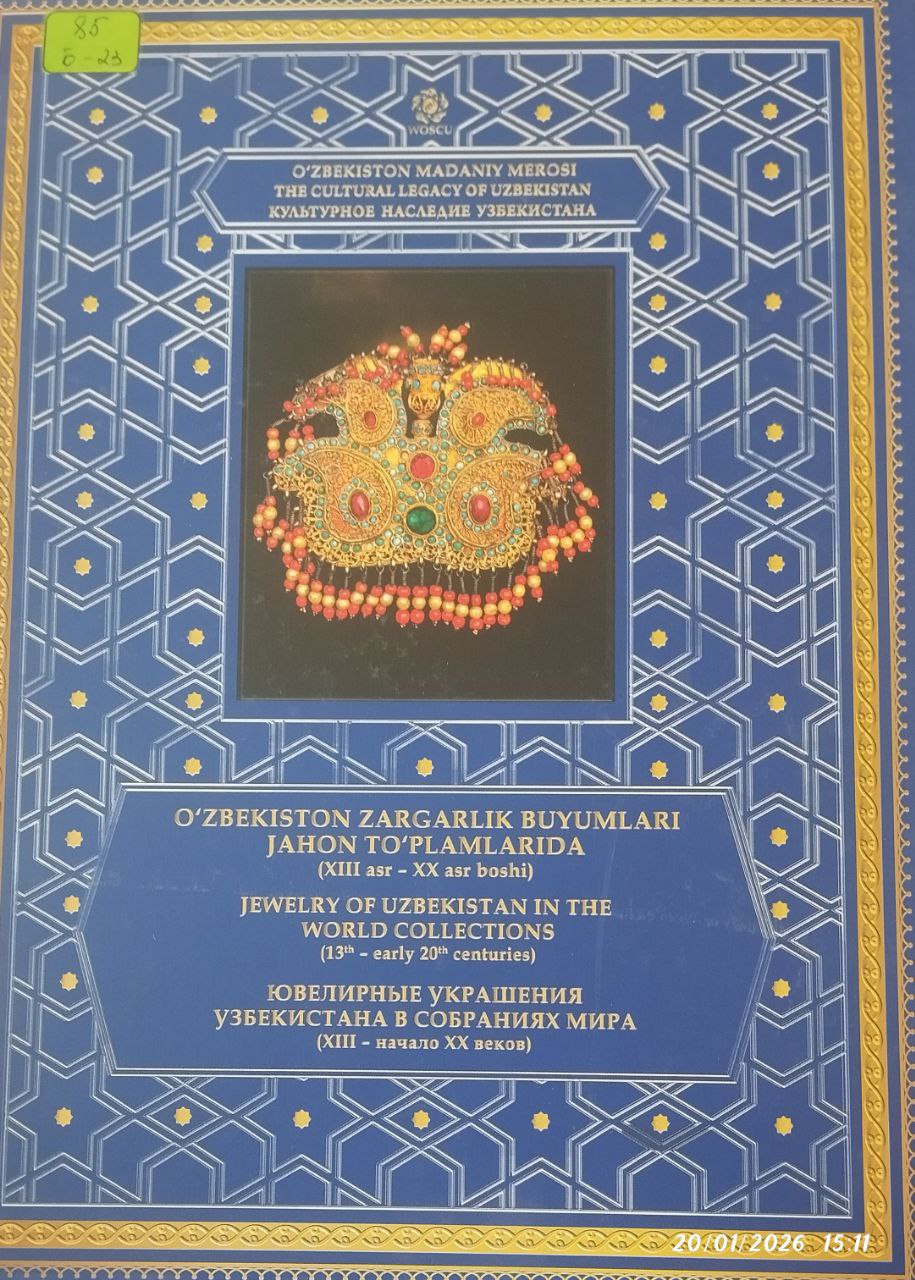 O'ZBEKISTON ZARGARLIK BUYUMLARI JAXON TO'PLAMLARIDA.