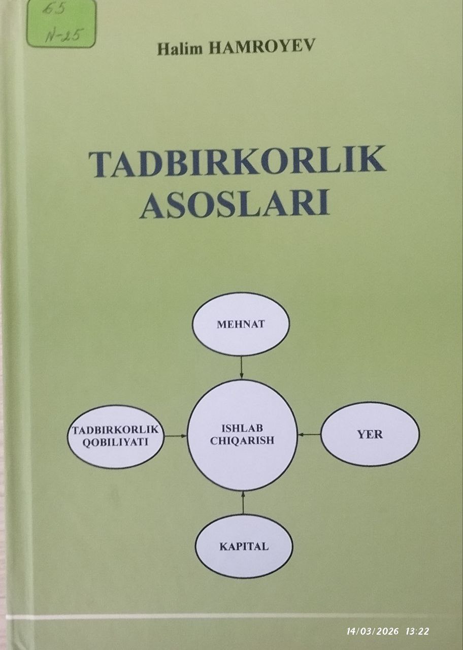 Tadbirkorlik asoslari