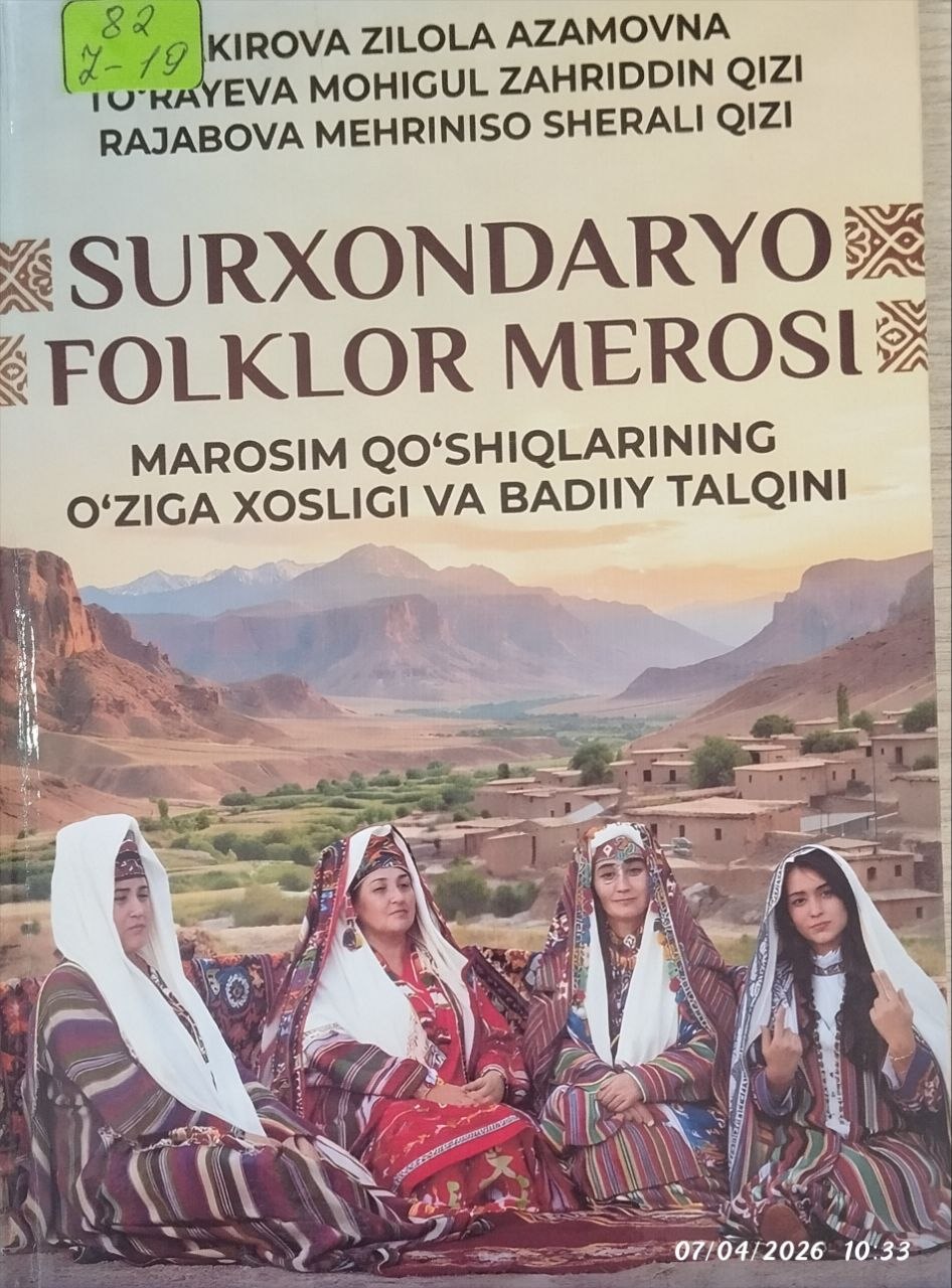 Surxondaryo folklor merosi.