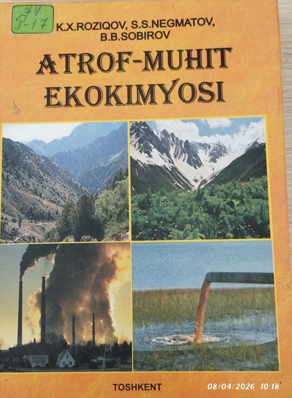 Atrof-muhit ekokimyosi