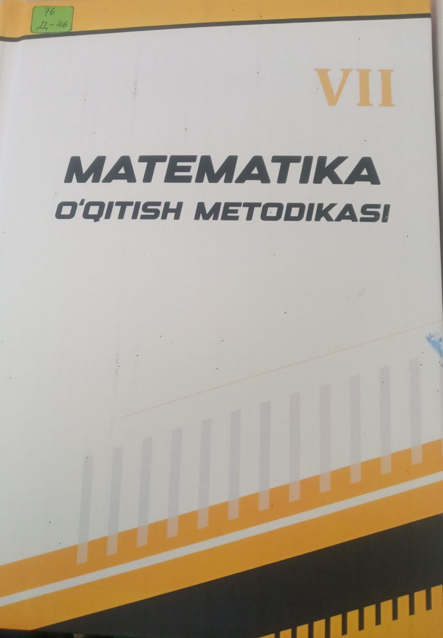 matematika o'qitish metodikasi VII