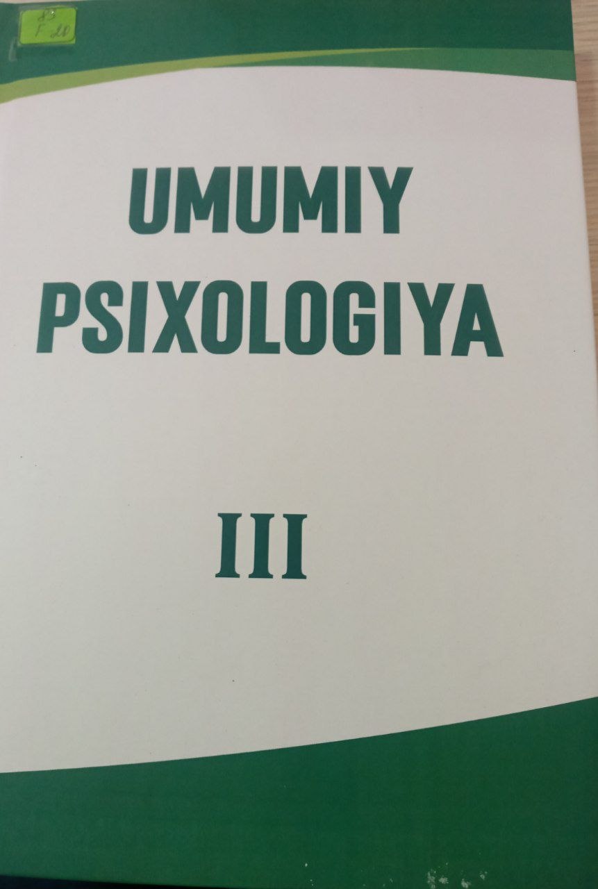 Umumiy psixologiya