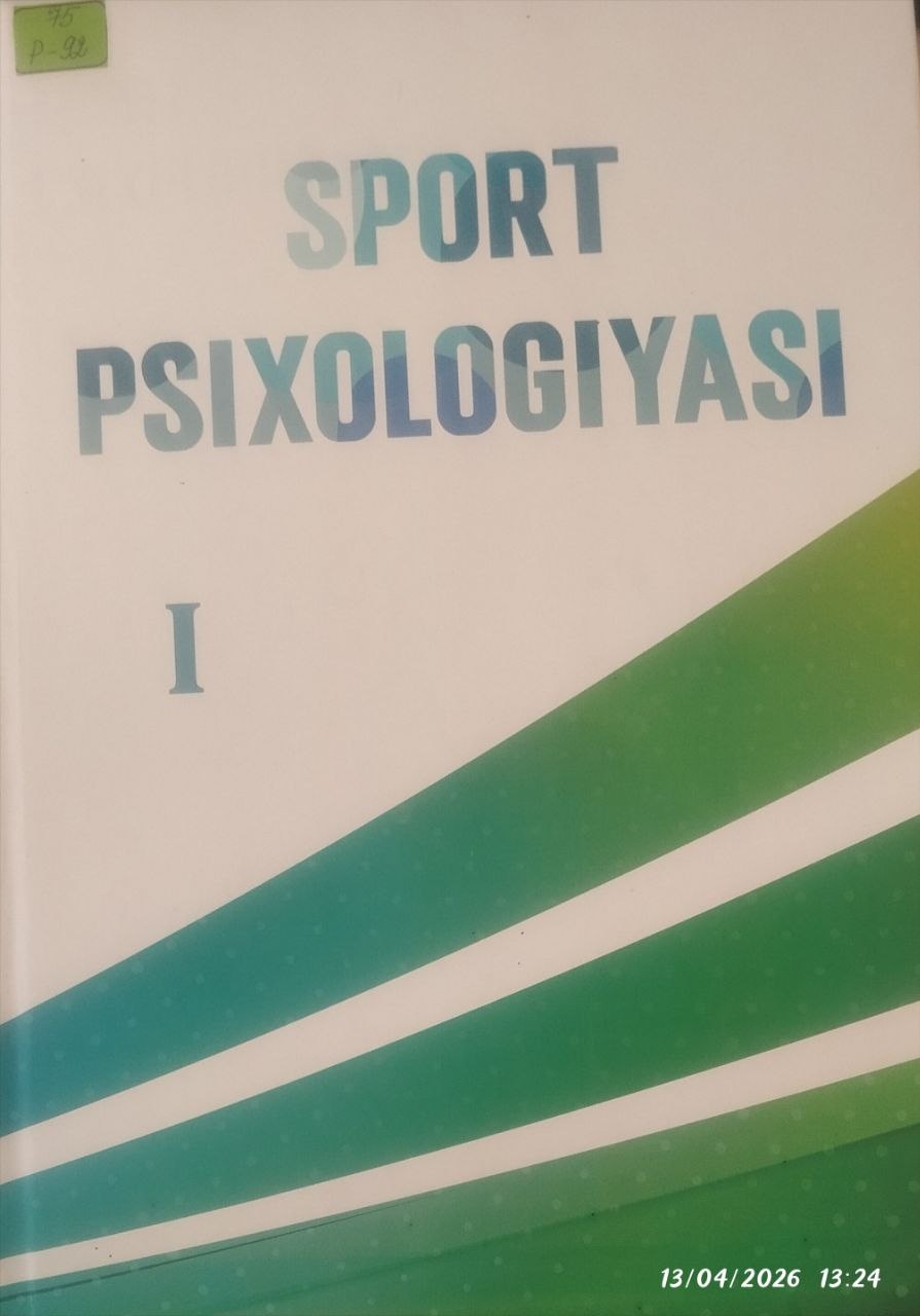 Sport psixologiyasi I