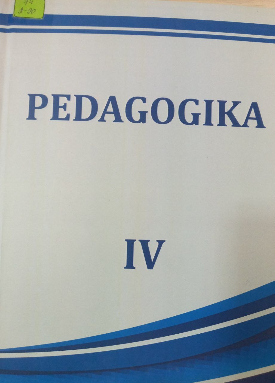 Pedagogika IV
