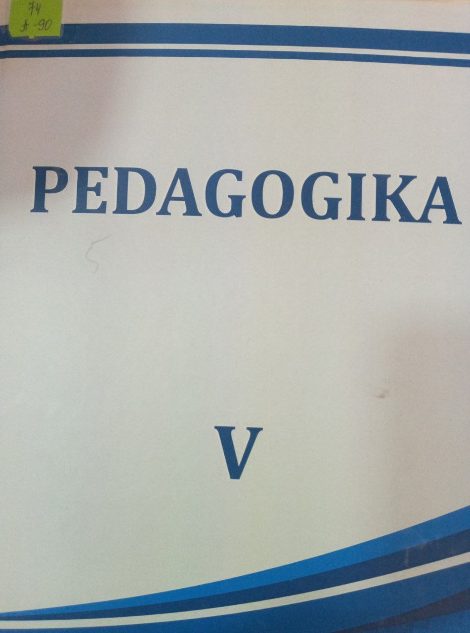 Pedagogika V