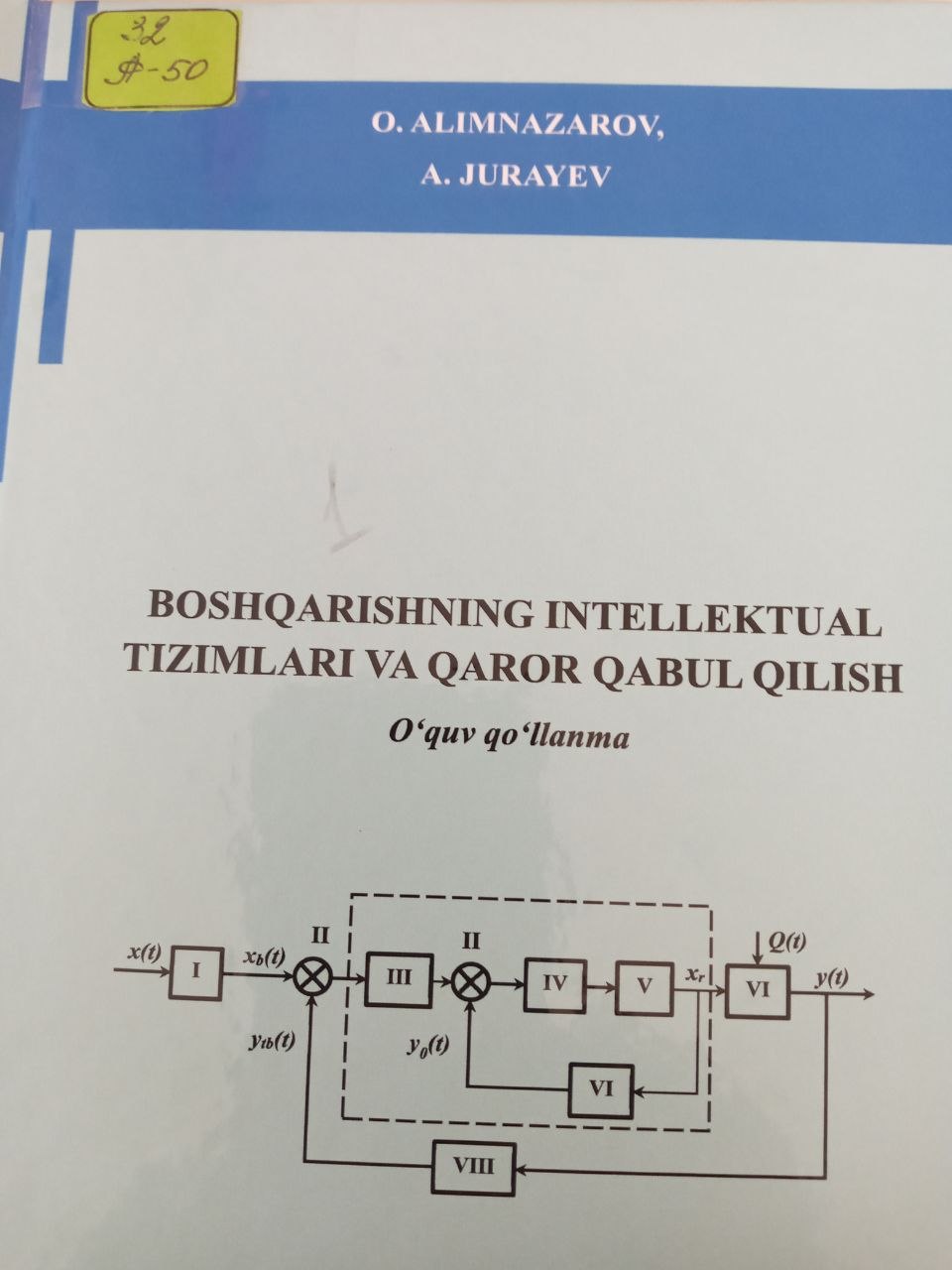 Boshqarishning intellektual tizimlari va qaror qabul qilish