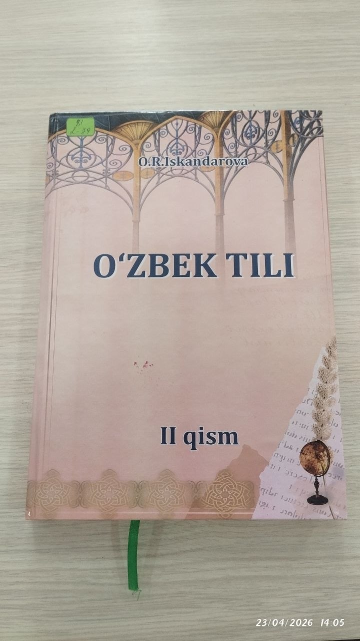 O'zbek tili II qism