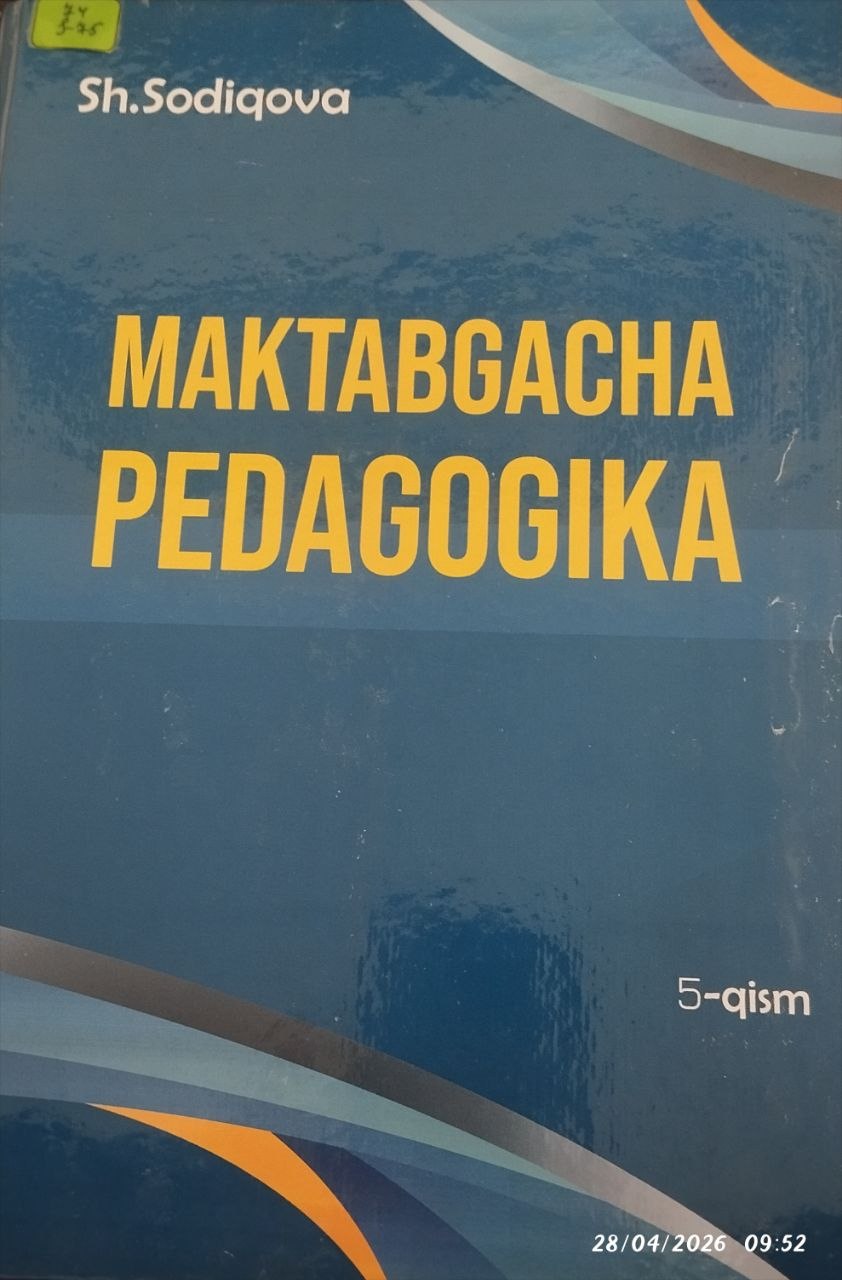 Maktabgacha pedagogika 5-qism