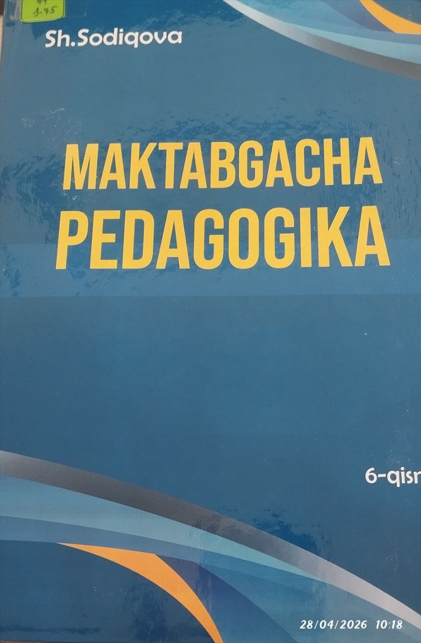 Maktabgacha pedagogika 6-qism