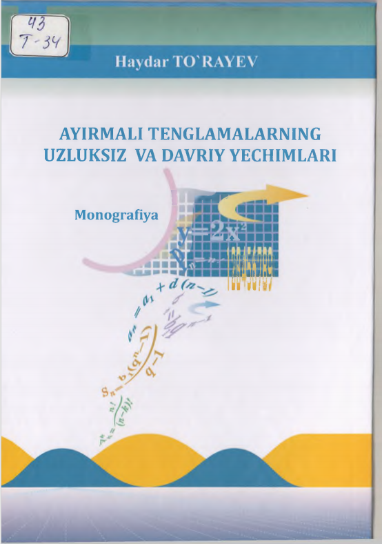 Ayirmali tenglamalarning uzluksiz va davriy yechimlari
