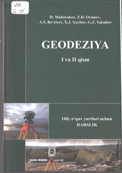 Geodeziya. I va II qism