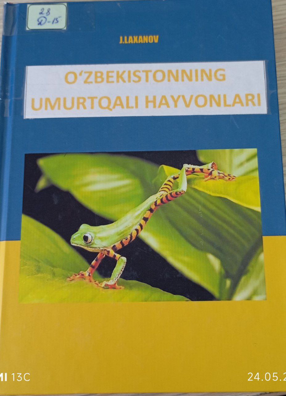 O'zbekistonning umurtqali hayvonlari aniqlagichi