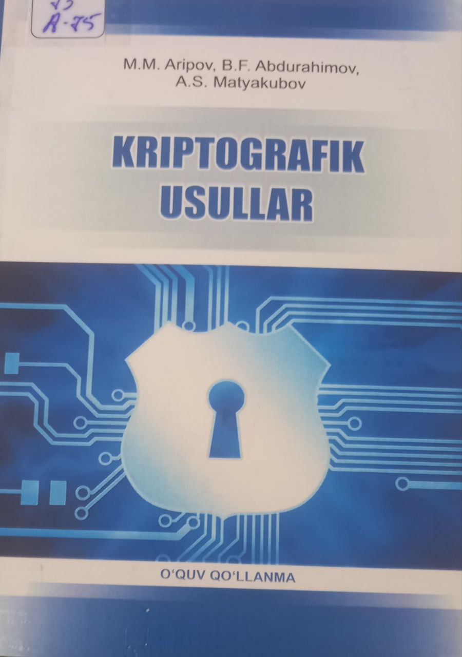 KRIPTOGRAFIK USULLAR