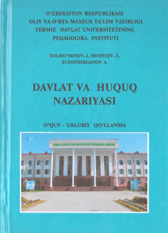Davlat va huquq nazariyasi