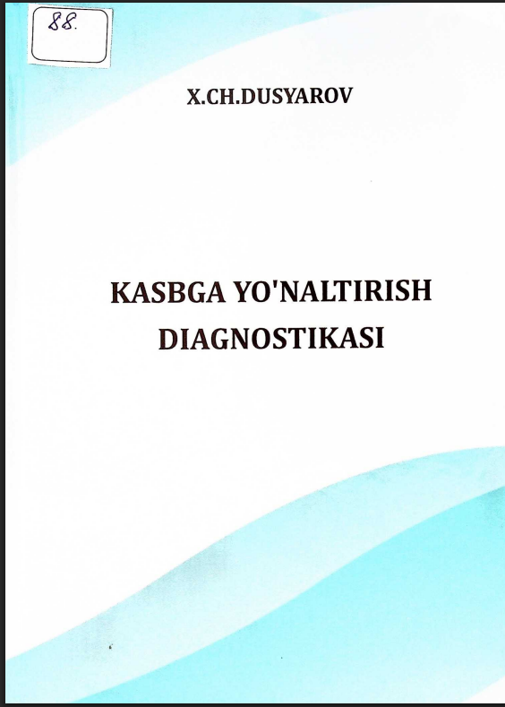 KASBGA YOʻNALTIRISH DIAGNOSTIKASI