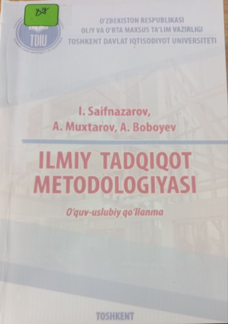 Ilmiy tadqiqot metodologiyasi