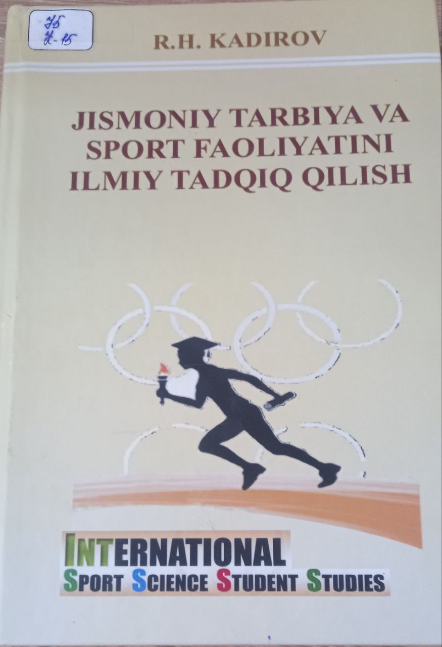 jismoniy tarbiya va sport faoliyatini ilmiy tadqiq qilish