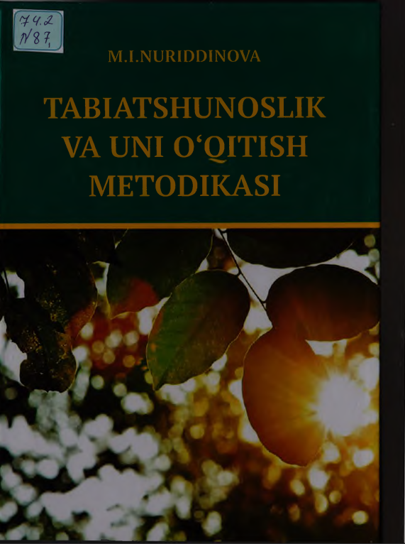 Tabiatshunoslik va uni o'qitish metodikasi
