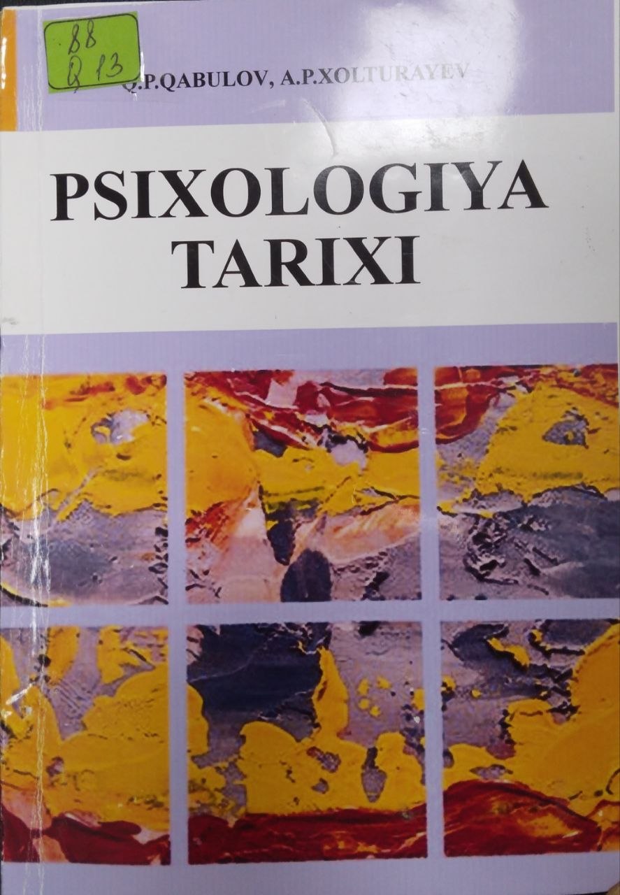 Psixologiya tarixi