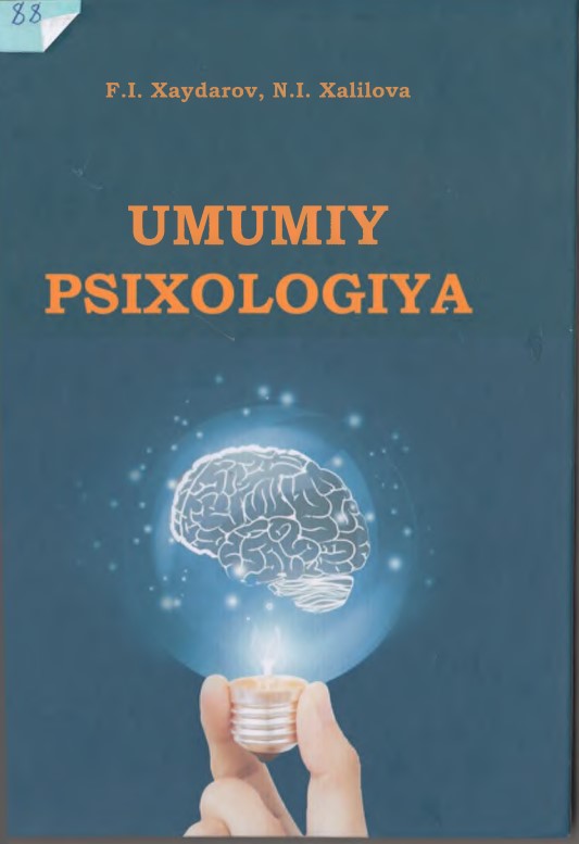 Umumiy psixologiya 2-kitob