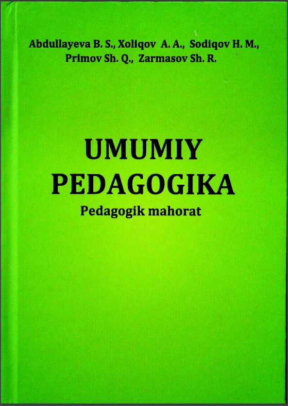 Umumiy pedagogika(Pedagogik mahorat)R-18
