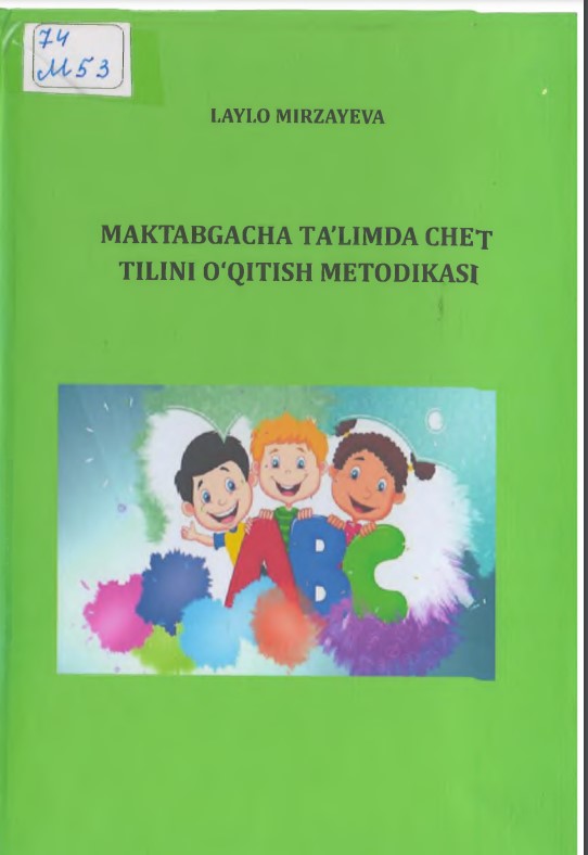 Maktabgacha ta'limda chet tilini o'qitish metodikasi