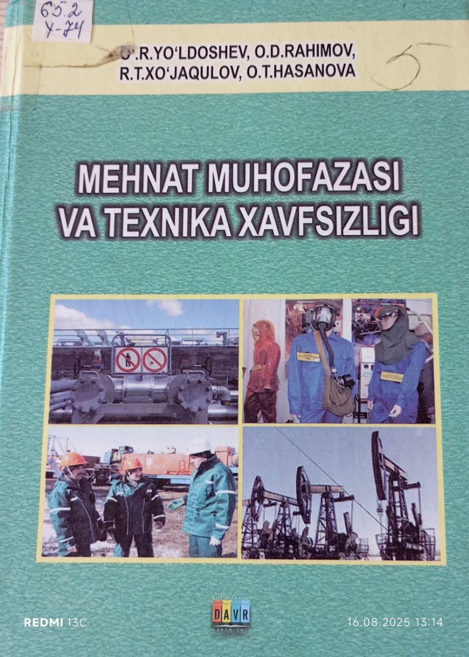 Mexnat muhofazasi va texnika xafsizligi