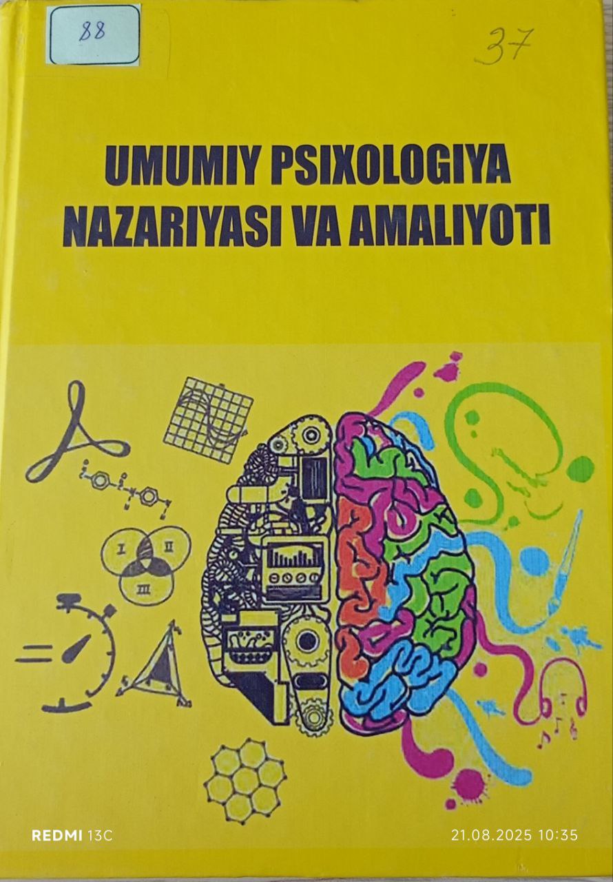 Umumiy psixologiya nazariyasi va amaliyoti