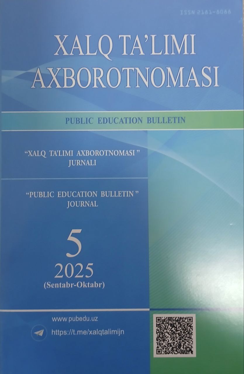 Xalq ta`limi axborotnomasi 5/2025